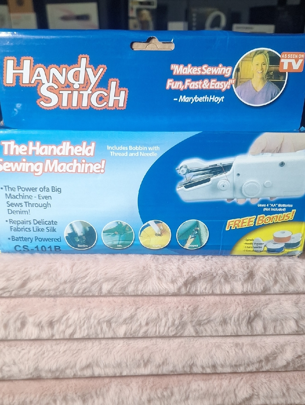 Handy Stitch Handheld Sewing Machine - White